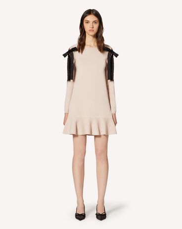 REDValentino REDballet capsule collection - Stretch viscose dress with ribbon detail