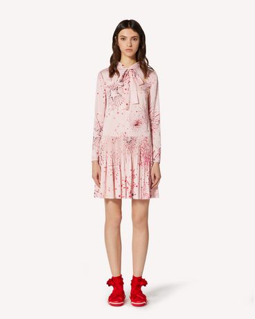REDValentino EXCLUSIVE CAPSULE
Fireworks printed crepe de chine dress