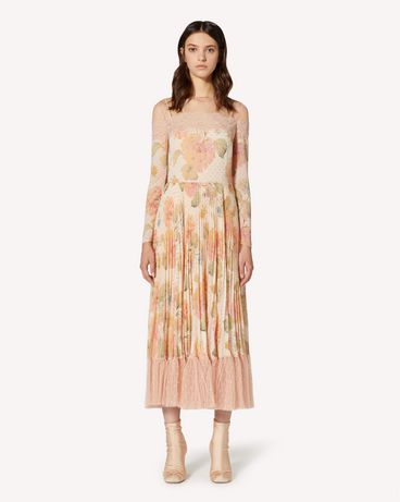 REDValentino Muslin dress with Evanescent Flowers print
