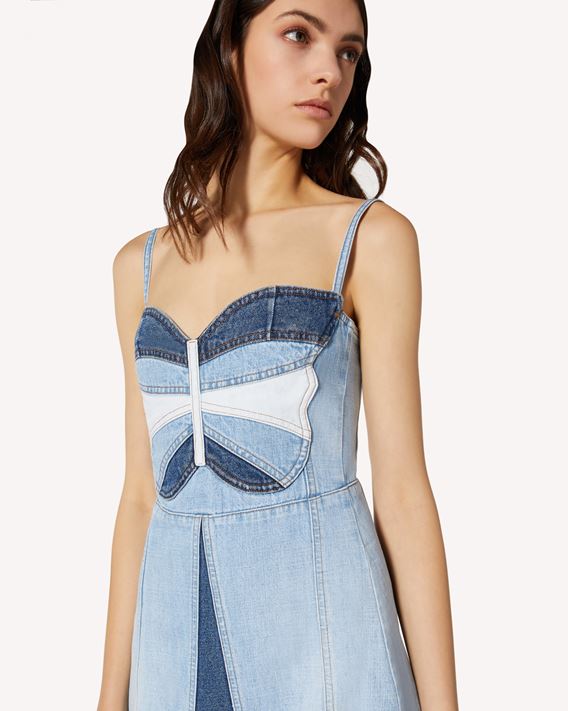 denim one piece dress