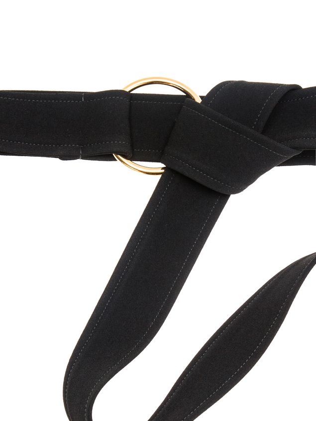 Belt In Bonded Crepe Ring Shaped Buckle ‎ | Marni