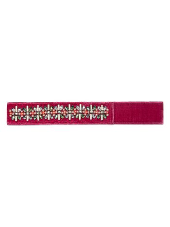 Marni Velvet belt with crystals Woman