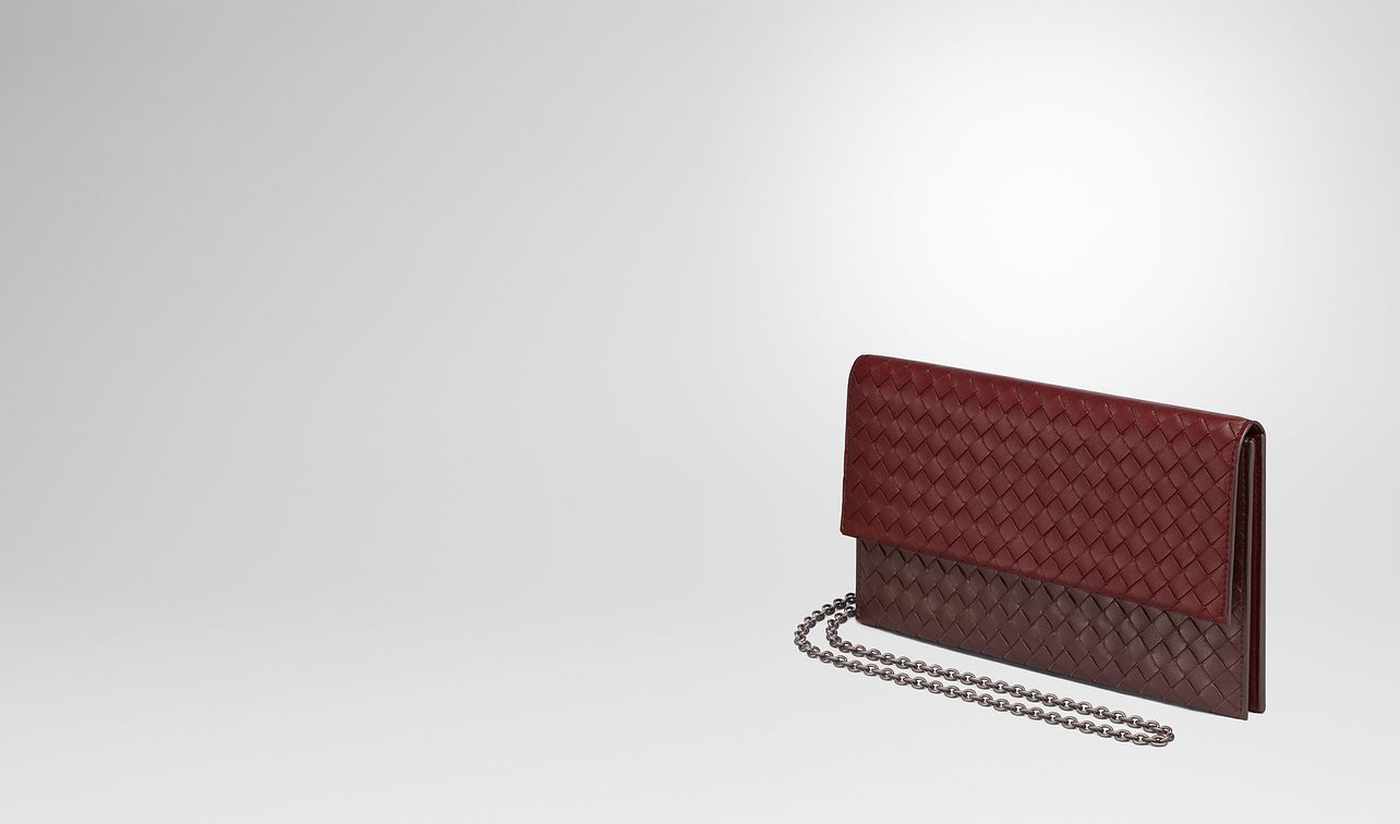 gigolo red intrecciato nappa continental wallet landing