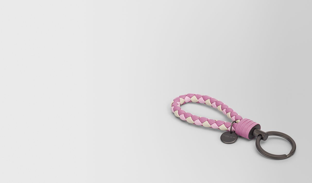 twilight intrecciato nappa club key ring landing