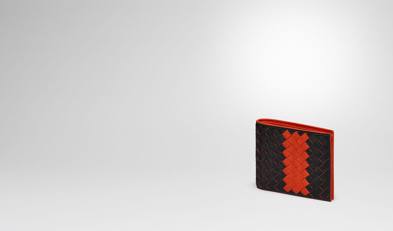 nero terracotta intrecciato nappa wallet landing
