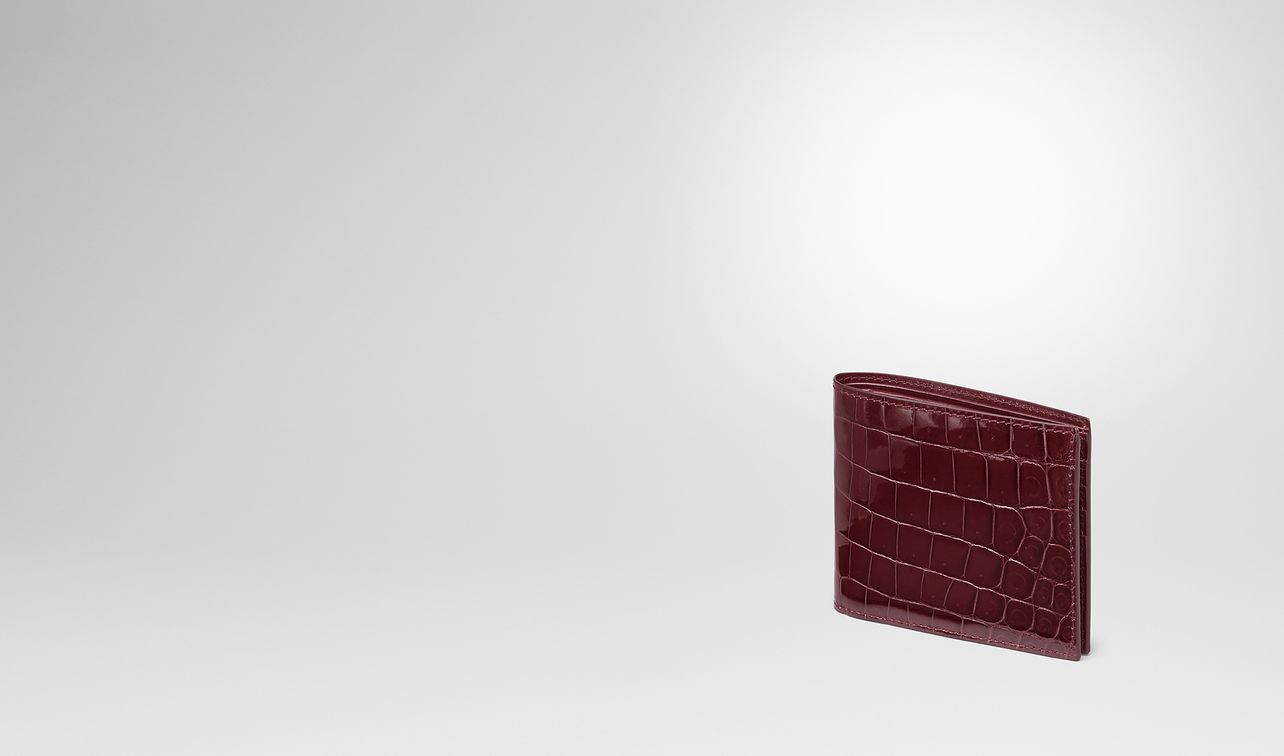 barolo crocodile bi-fold wallet landing