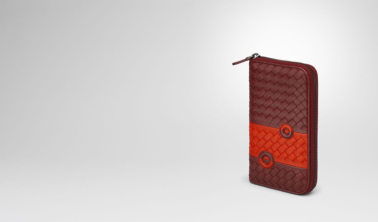 gigolo red nappa zip-around wallet landing