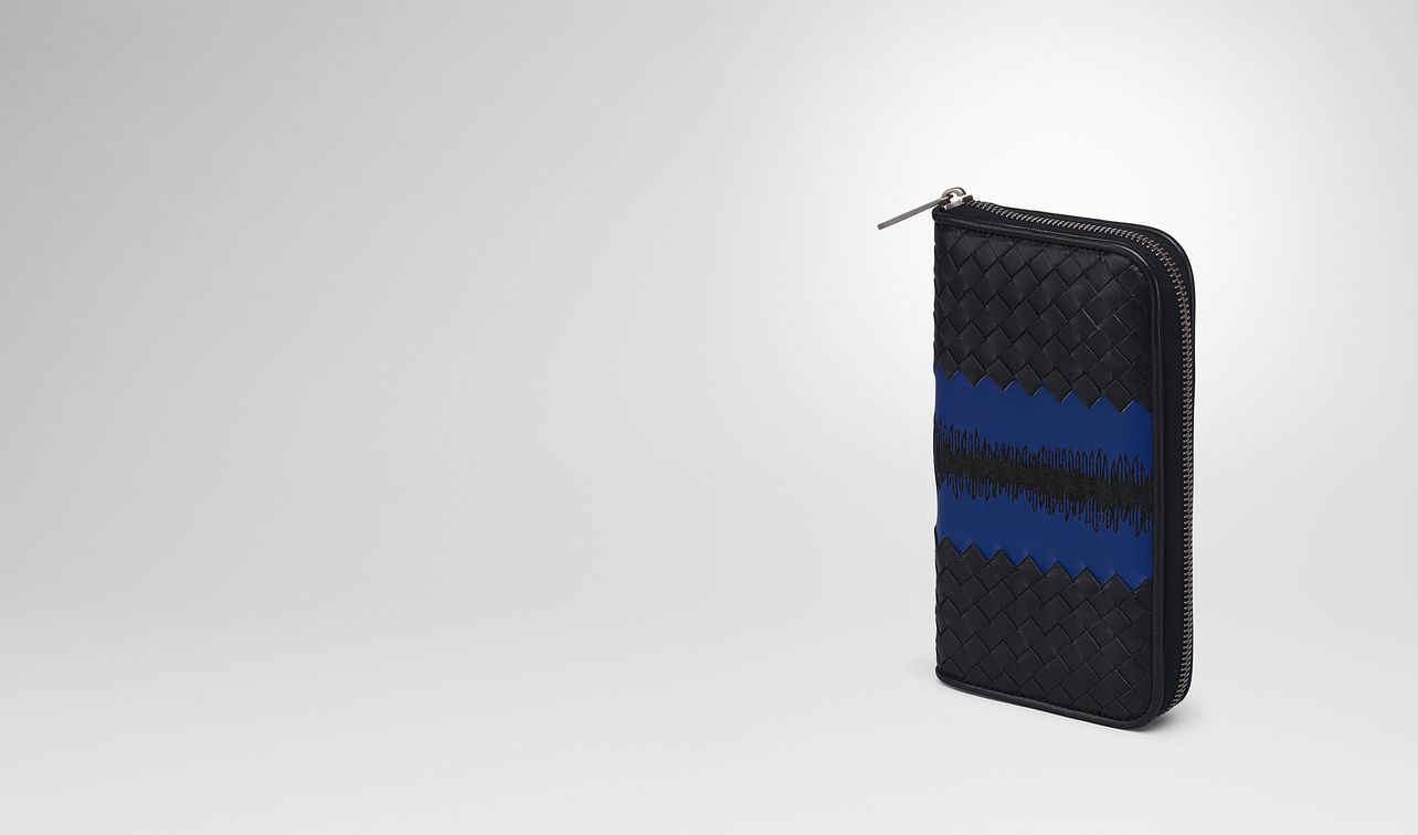 tourmaline intrecciato nappa zip-around wallet landing