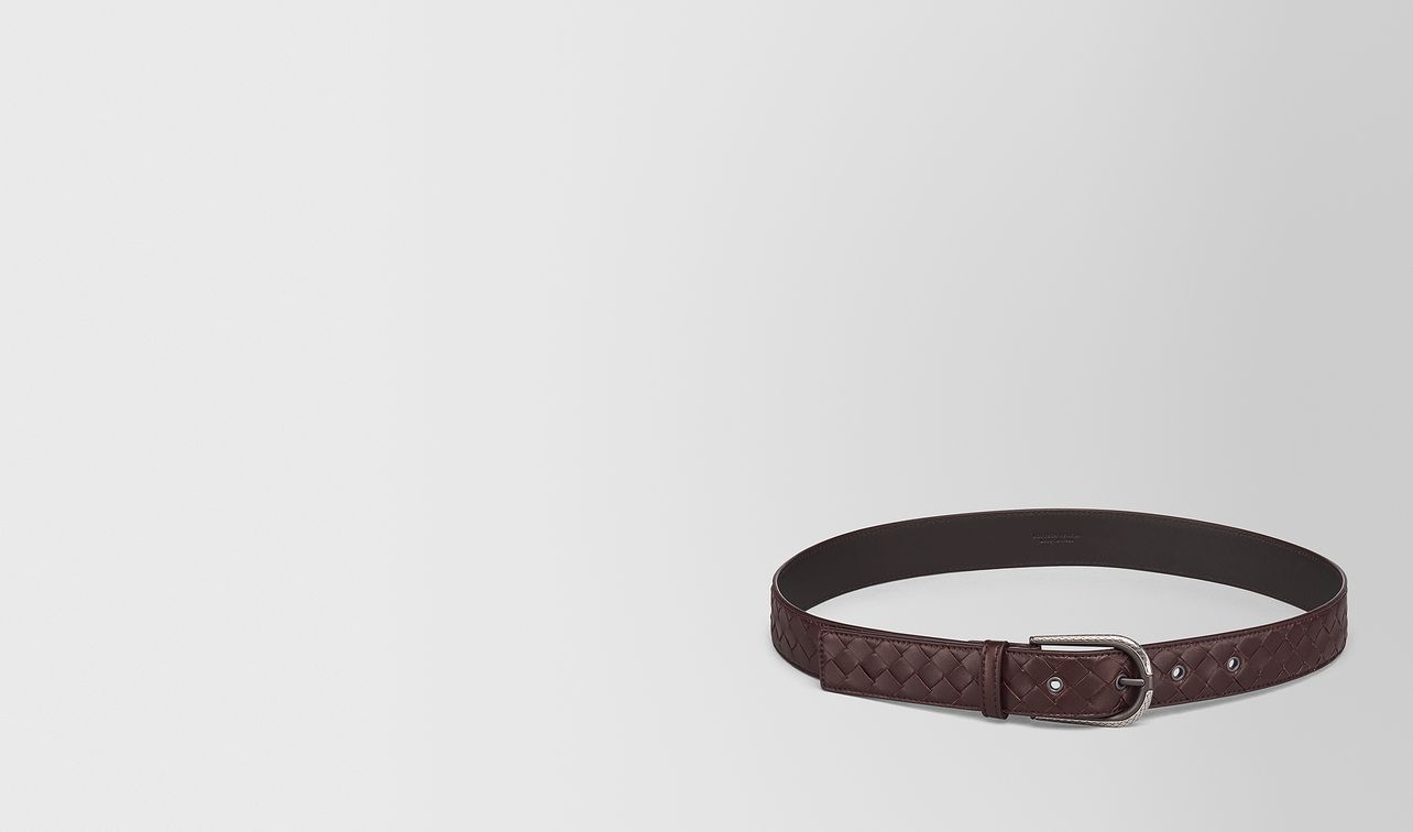 dark barolo intrecciato nappa belt landing
