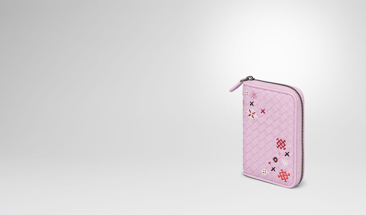dragee intrecciato meadow flower continental wallet landing