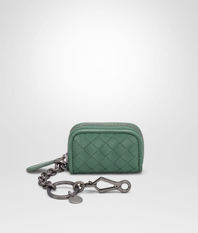 BOTTEGA VENETA THYME INTRECCIATO NAPPA KEY RING Keyring or Bracelets E fp