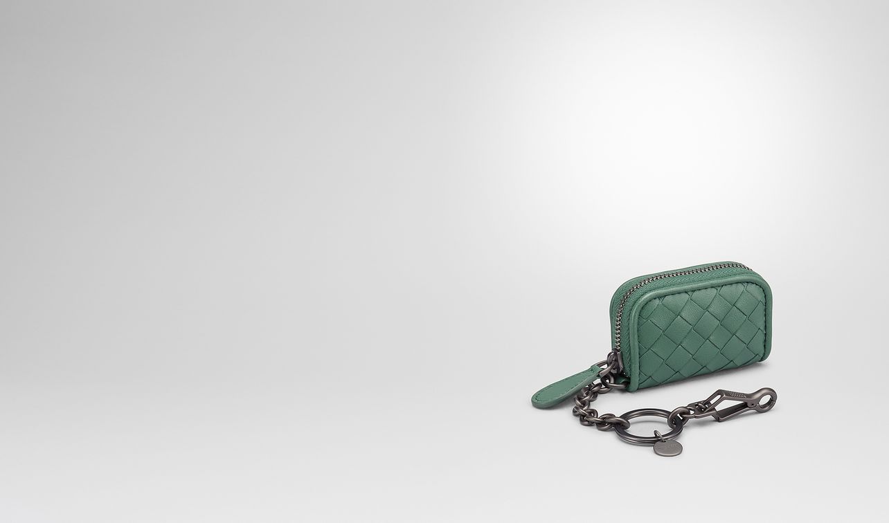 thyme intrecciato nappa key ring landing