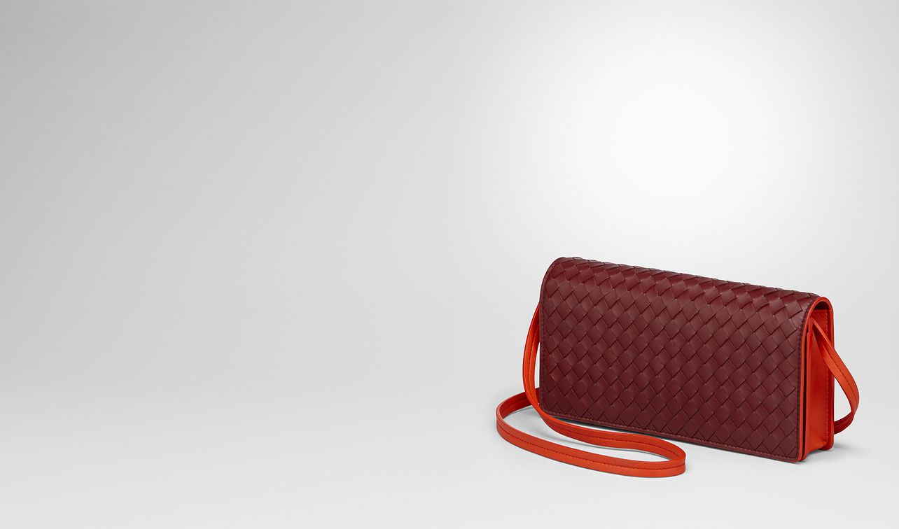 gigolo red intrecciato nappa continental wallet landing