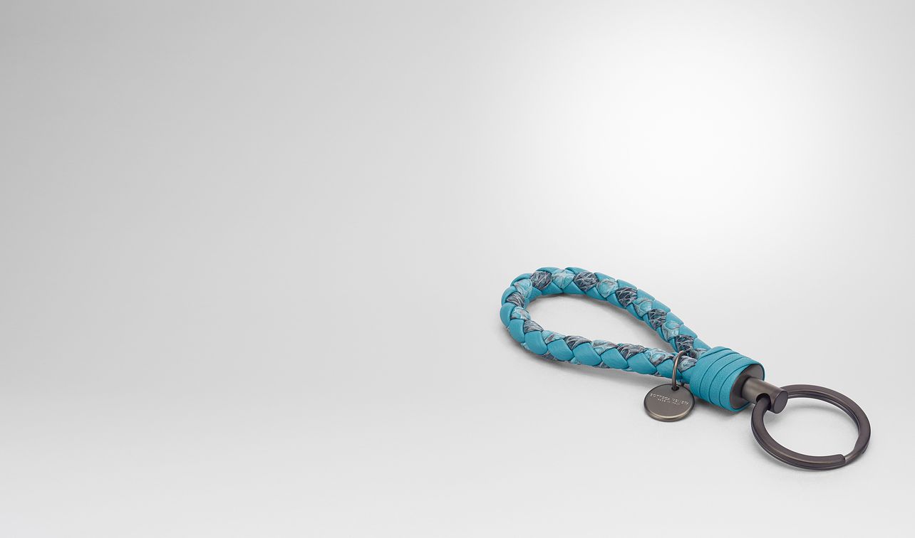 aqua intrecciato ayers key ring landing