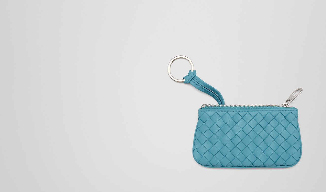 aqua intrecciato nappa key case landing