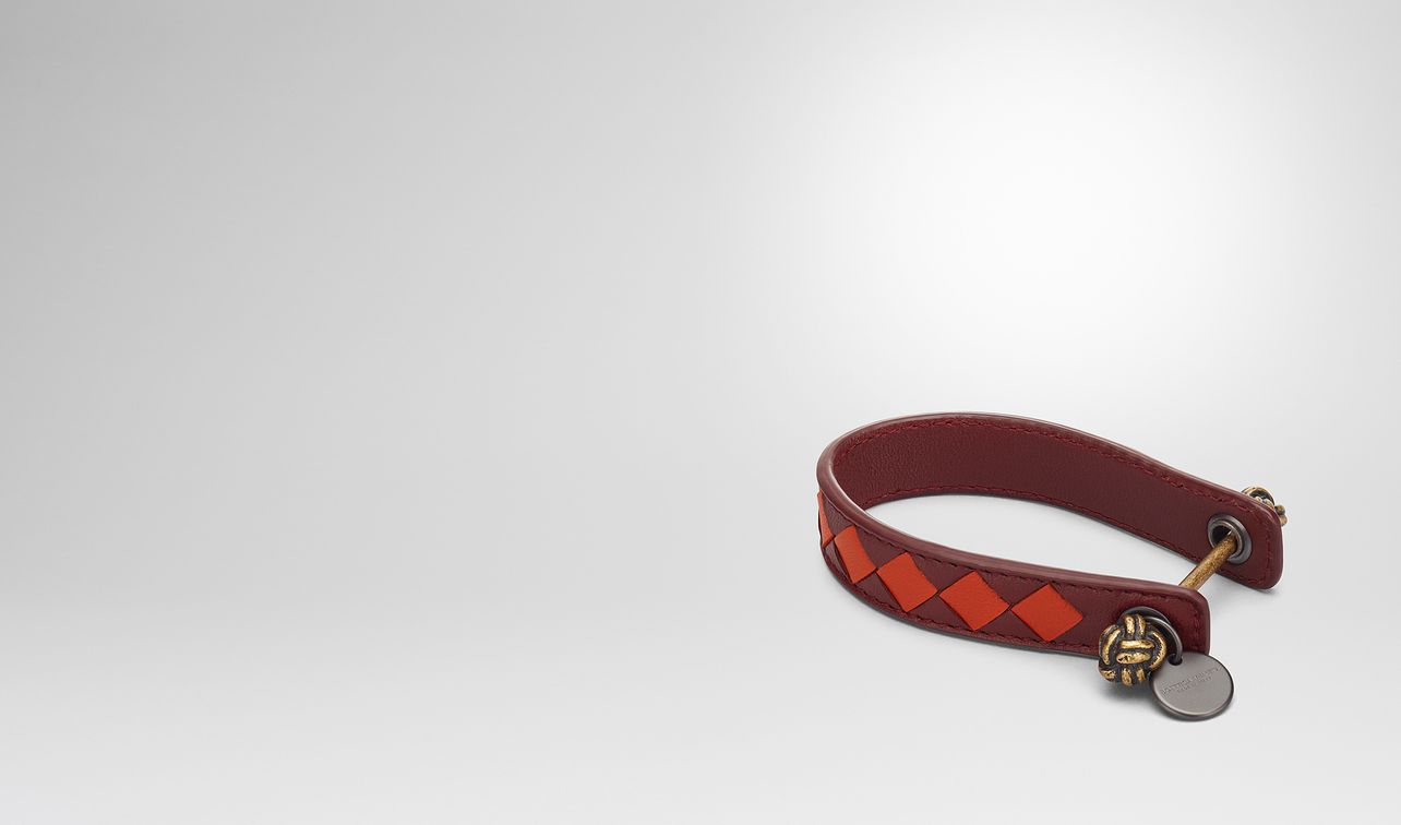 dark barolo intrecciato nappa club key ring landing
