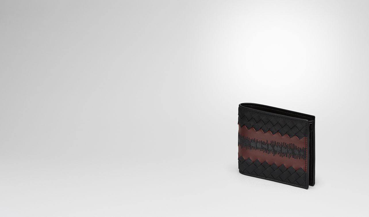 nero intrecciato nappa wallet landing