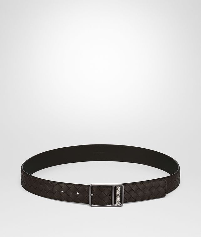 BOTTEGA VENETA DARK BAROLO INTRECCIATO NAPPA BELT Belt Man fp