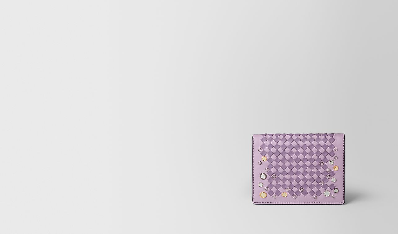parme lilac intrecciato palio chain wallet landing