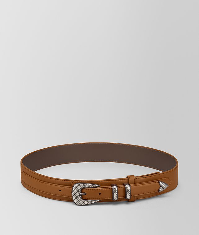 BOTTEGA VENETA LIGHT CALVADOS FRENCH CALF BELT Belt Man fp