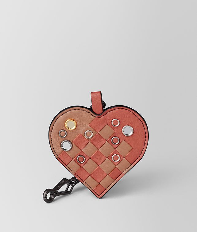 BOTTEGA VENETA DAHLIA HIBISCUS INTRECCIATO PALIO KEY RING Keyring or Bracelets E fp