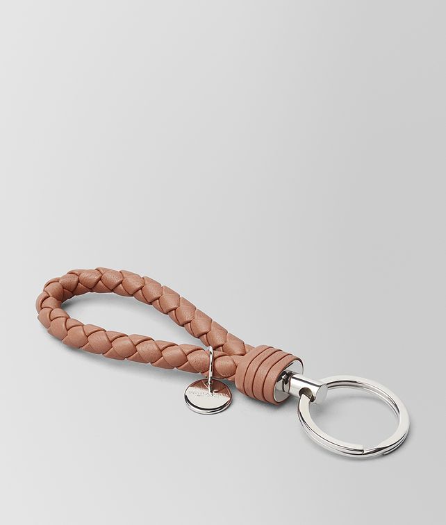 BOTTEGA VENETA DAHLIA INTRECCIATO NAPPA KEY HOLDER Keyring or Bracelets E fp