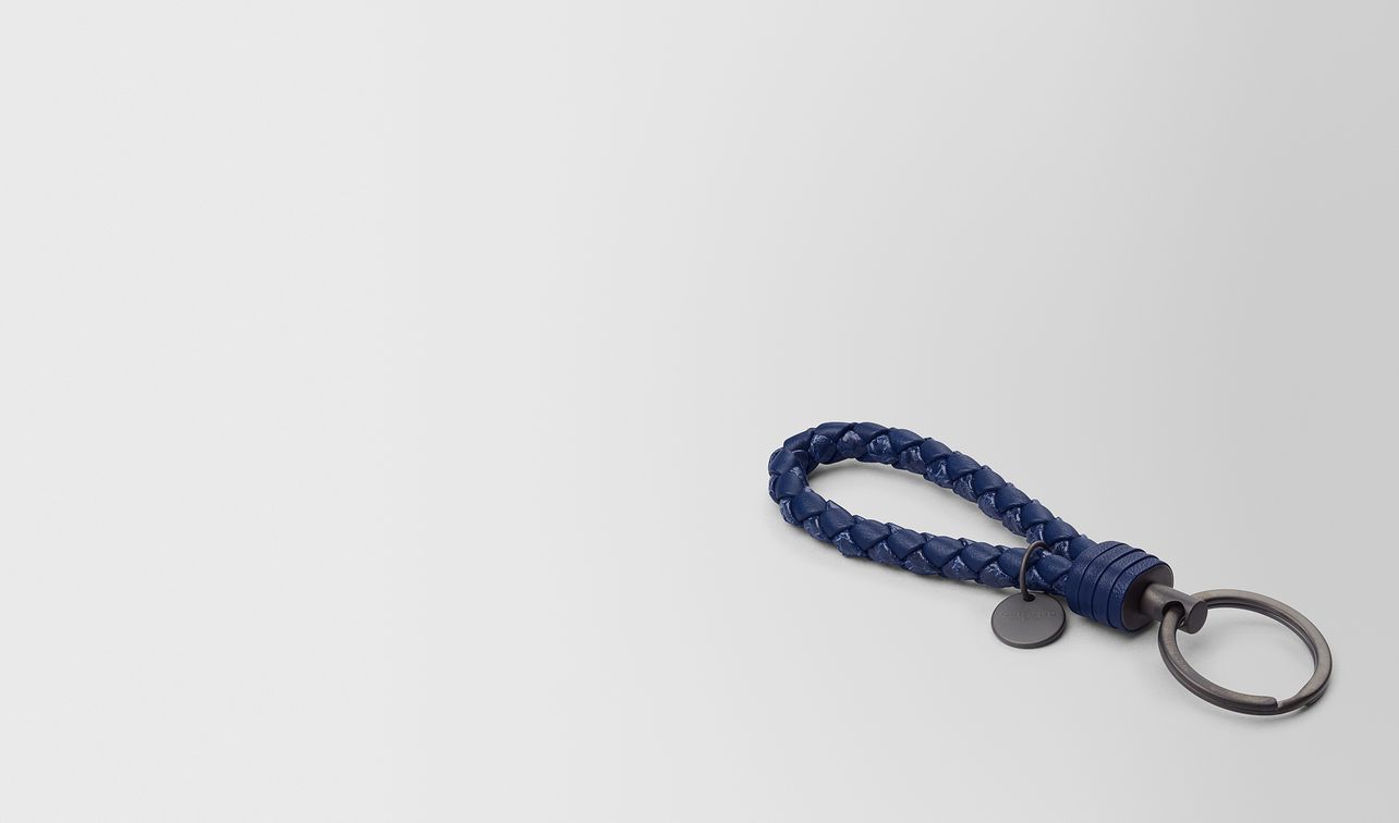 atlantic ayers/intrecciato nappa key ring landing