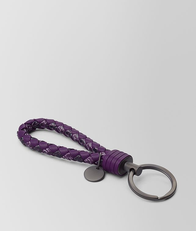 BOTTEGA VENETA MONALISA AYERS/INTRECCIATO NAPPA KEY RING Keyring or Bracelets E fp
