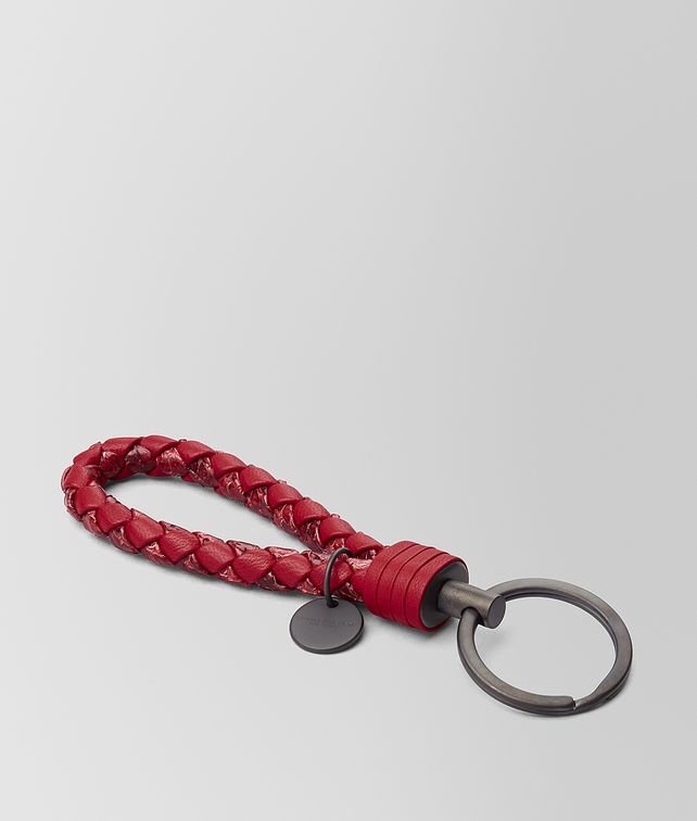 BOTTEGA VENETA KEY RING IN AYERS AND INTRECCIATO NAPPA Other Accessories E fp