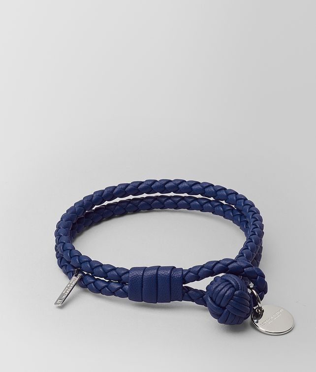 BOTTEGA VENETA ATLANTIC INTRECCIATO NAPPA BRACELET Keyring or Bracelets E fp