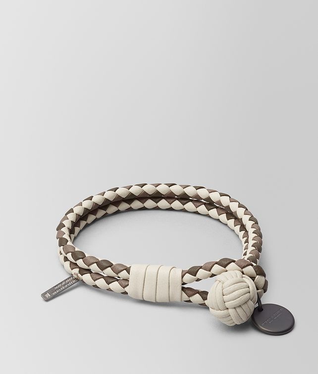 BOTTEGA VENETA MIST INTRECCIATO LAMB CLUB BRACELET Keyring or Bracelets E fp