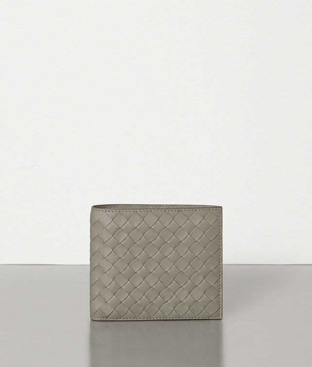 BOTTEGA VENETA DARK CEMENT INTRECCIATO VN WALLET Small Wallet Man fp