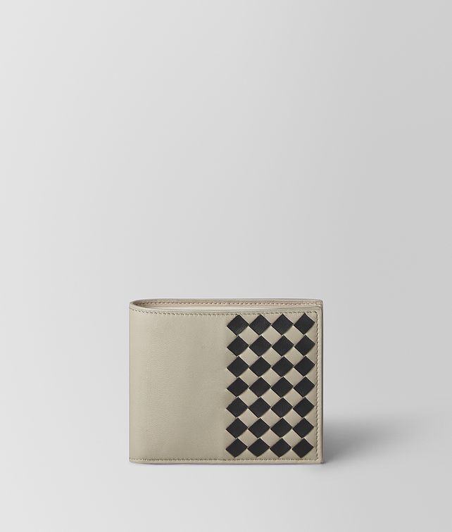 BOTTEGA VENETA MEHRFARBIGES PORTEMONNAIE AUS CHECKER NAPPA Kleine Portemonnaie Herren fp