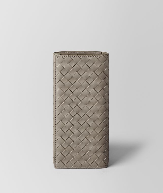 BOTTEGA VENETA DARK CEMENT INTRECCIATO VN CONTINENTAL WALLET Large Wallet Man fp