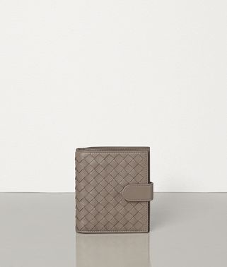 LIMESTONE INTRECCIATO NAPPA MINI WALLET
