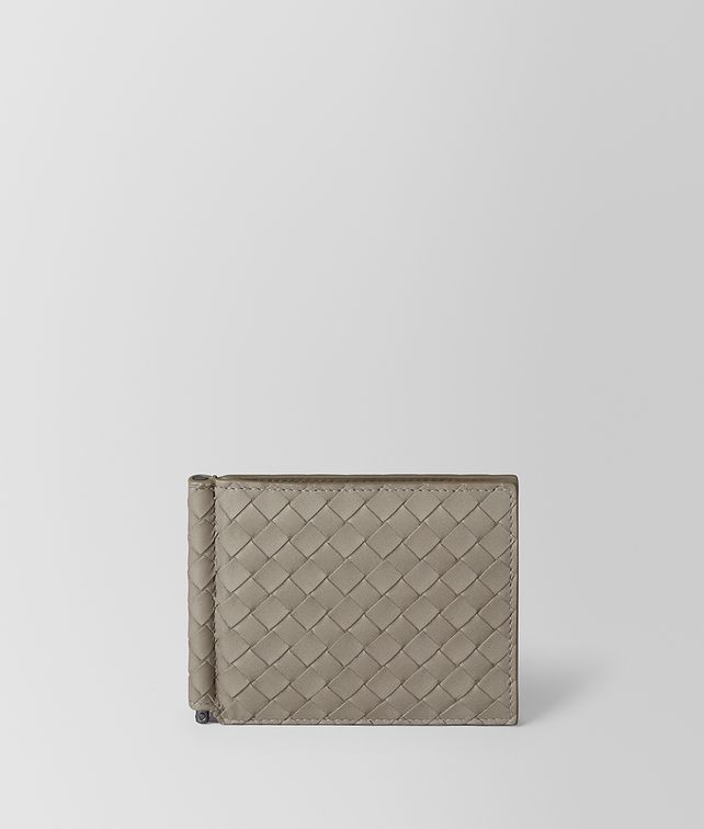 BOTTEGA VENETA DARK CEMENT INTRECCIATO VN WALLET Small Wallet Man fp