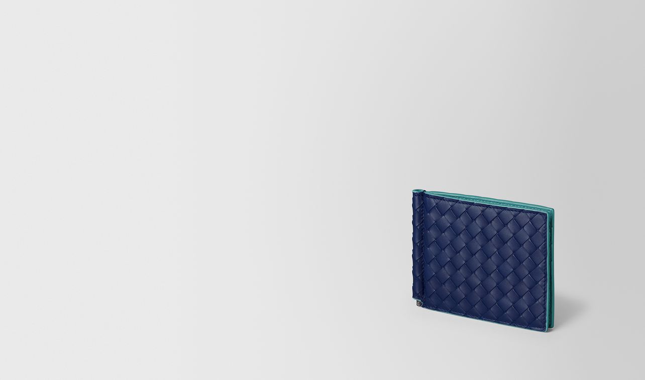 atlantic intrecciato vn/aqua nappa wallet landing