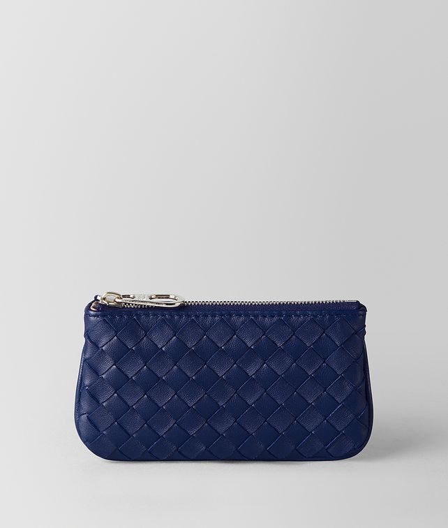BOTTEGA VENETA SCHLÜSSELANHÄNGER AUS INTRECCIATO NAPPA IN ATLANTIC Schlüsselring oder Armband E fp