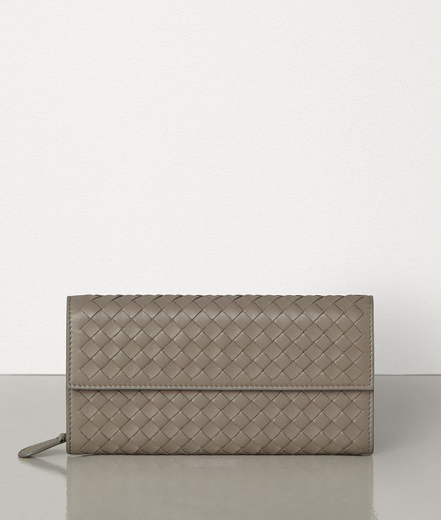 BOTTEGA VENETA CONTINENTAL WALLET IN INTRECCIATO NAPPA Large Wallet Woman fp