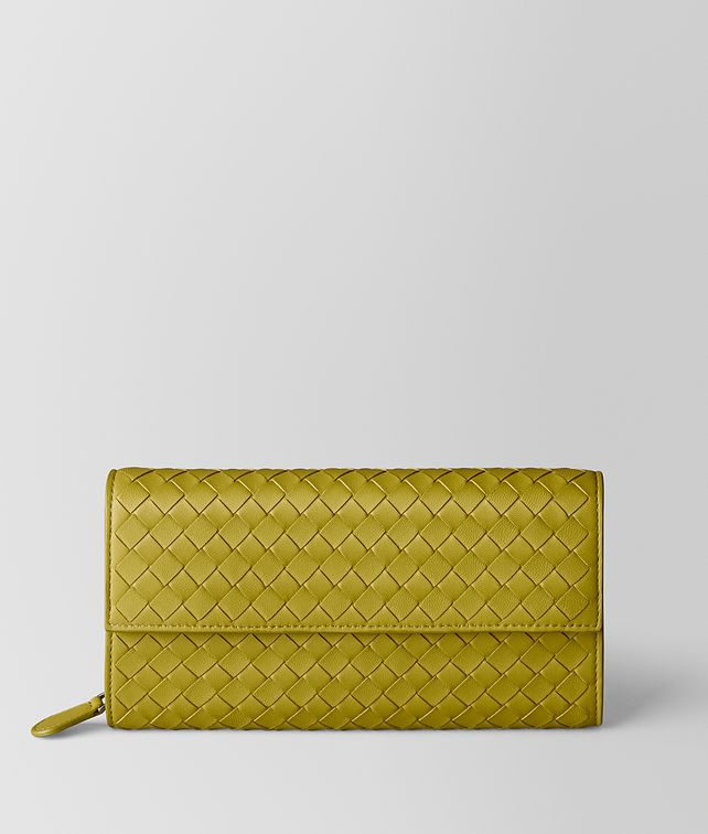 BOTTEGA VENETA CHAMOMILE INTRECCIATO NAPPA CONTINENTAL WALLET Continental Wallet Woman fp