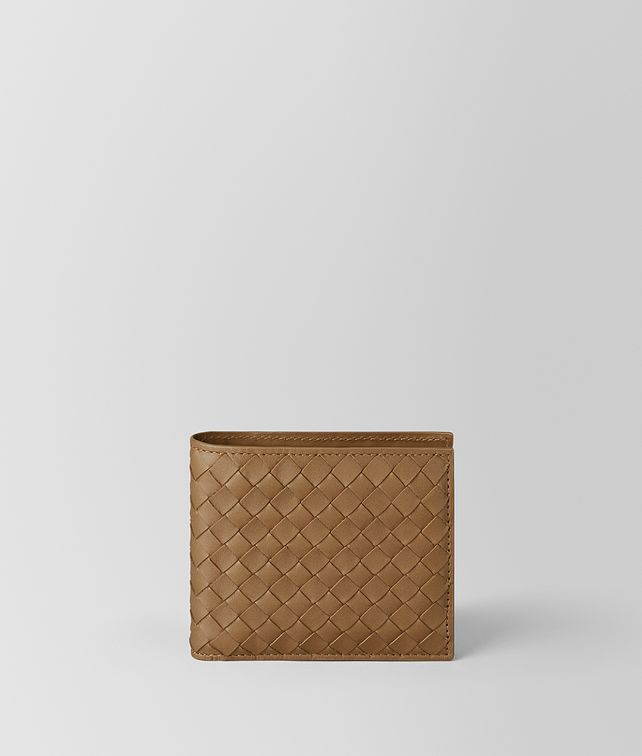BOTTEGA VENETA CAMEL INTRECCIATO VN WALLET Bi-fold Wallet Man fp
