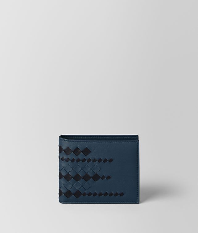 BOTTEGA VENETA DENIM/TOURMALINE NAPPA WALLET Bi-fold Wallet Man fp