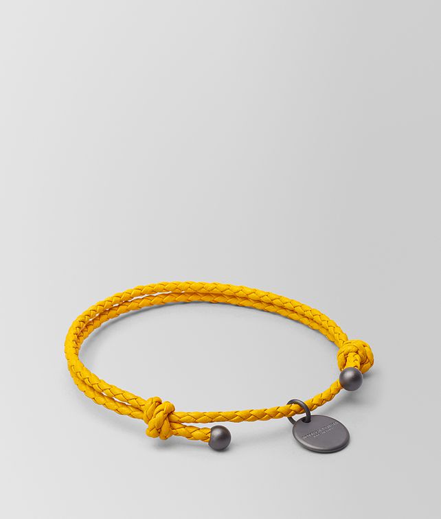 BOTTEGA VENETA SUNSET INTRECCIATO NAPPA BRACELET Keyring or Bracelets E fp