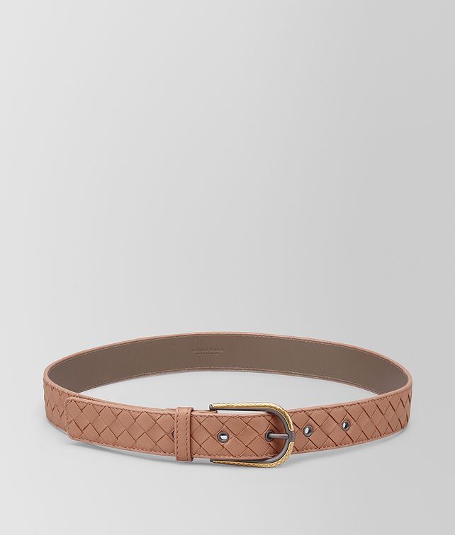 BOTTEGA VENETA CEINTURE EN CUIR NAPPA INTRECCIATO DAHLIA Ceinture Femme fp