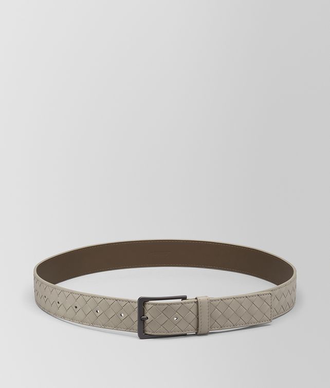 BOTTEGA VENETA DARK CEMENT INTRECCIATO VN BELT Belt Man fp