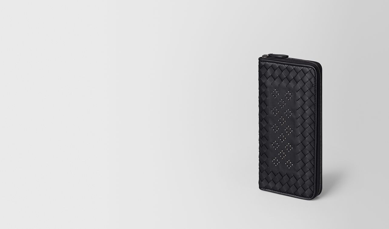 nero nappa microstuds zip around wallet landing