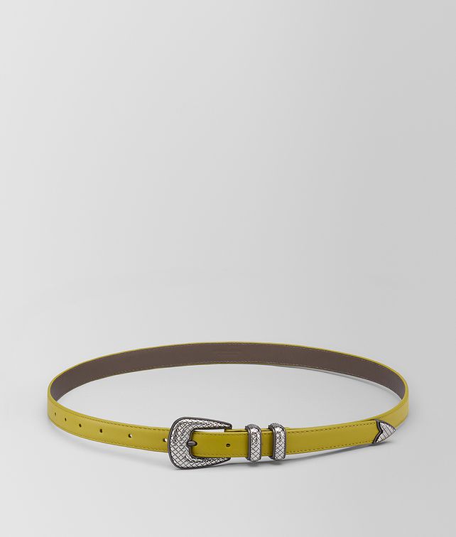 BOTTEGA VENETA CHAMOMILE CALF BELT Belt Man fp