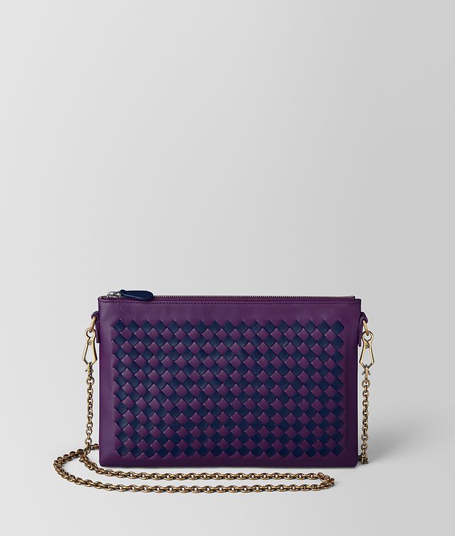 BOTTEGA VENETA MONALISA/ATLANTIC INTRECCIATO CHECKER BILETTO CHAIN Mini Bag and Pouche Woman fp