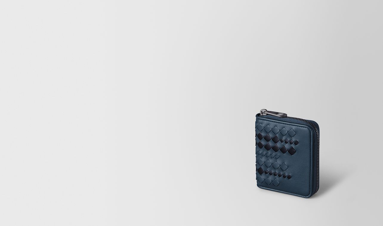 denim/tourmaline nappa zip around wallet landing