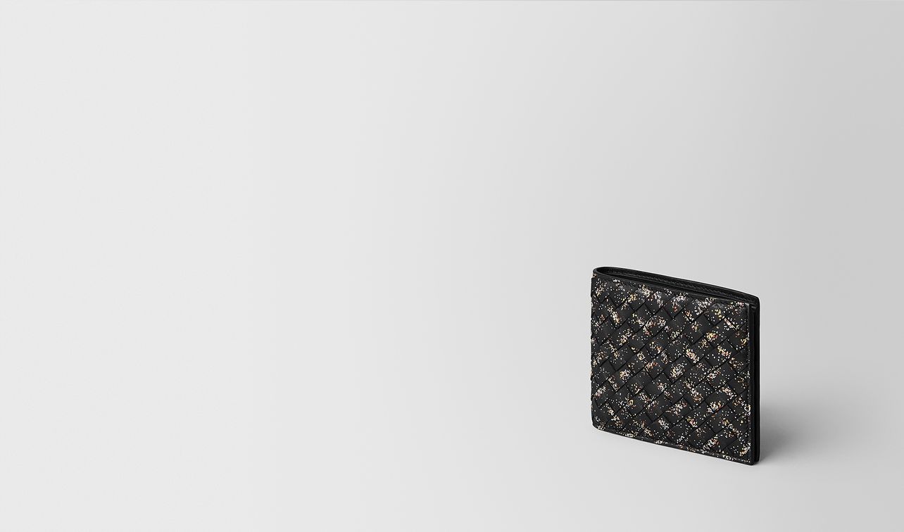 multicolor intrecciato microdots wallet landing